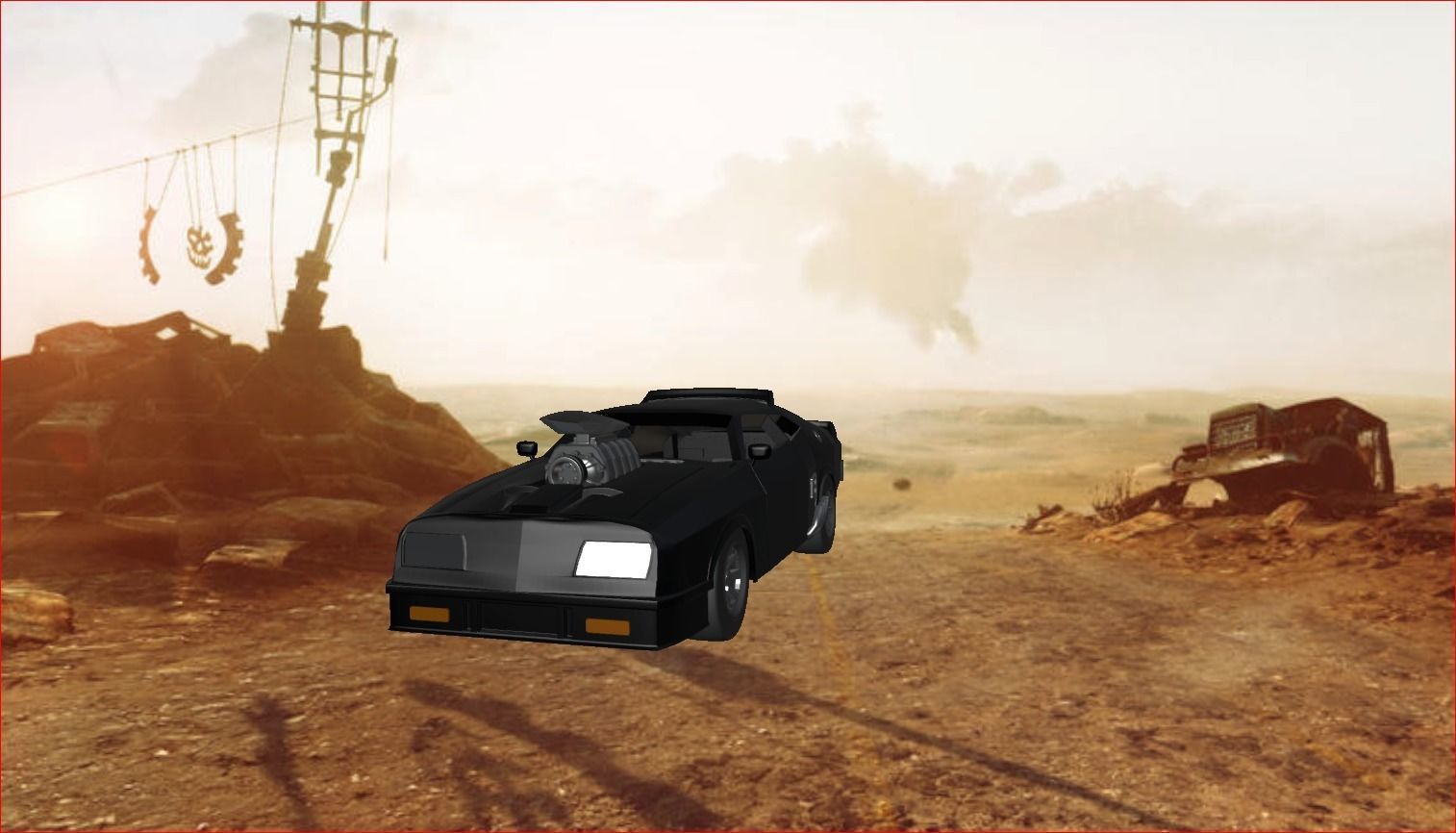 Mad Max V8 pursuit special interceptor 3D print model_7