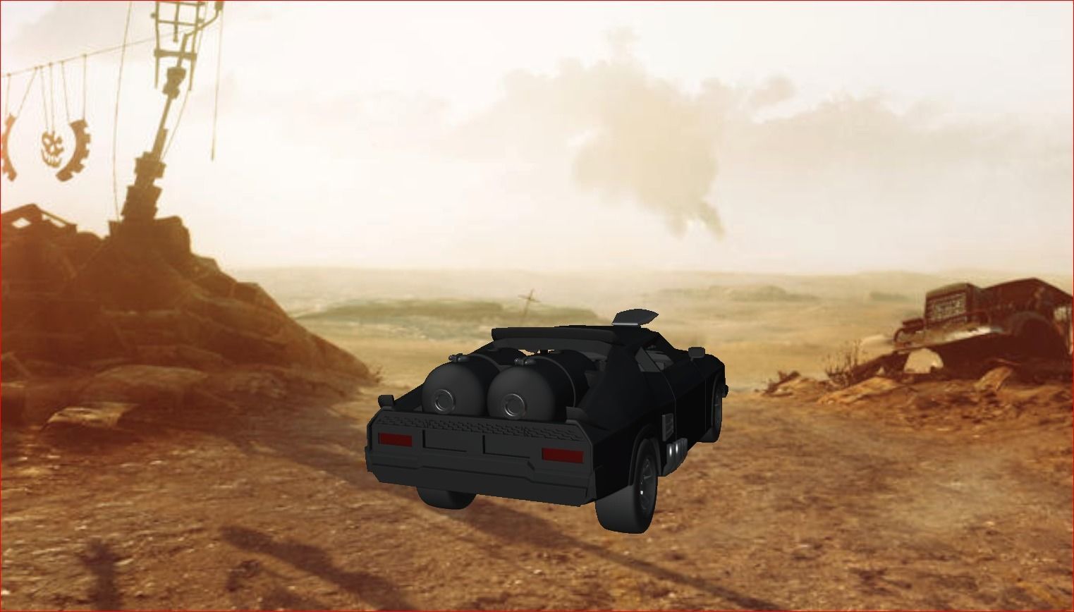 Mad Max V8 pursuit special interceptor 3D print model_3