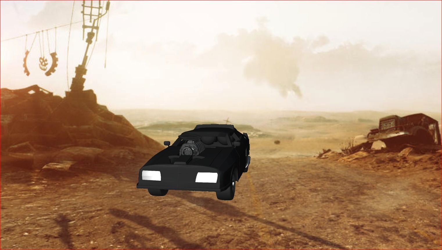 Mad Max V8 pursuit special interceptor 3D print model_1