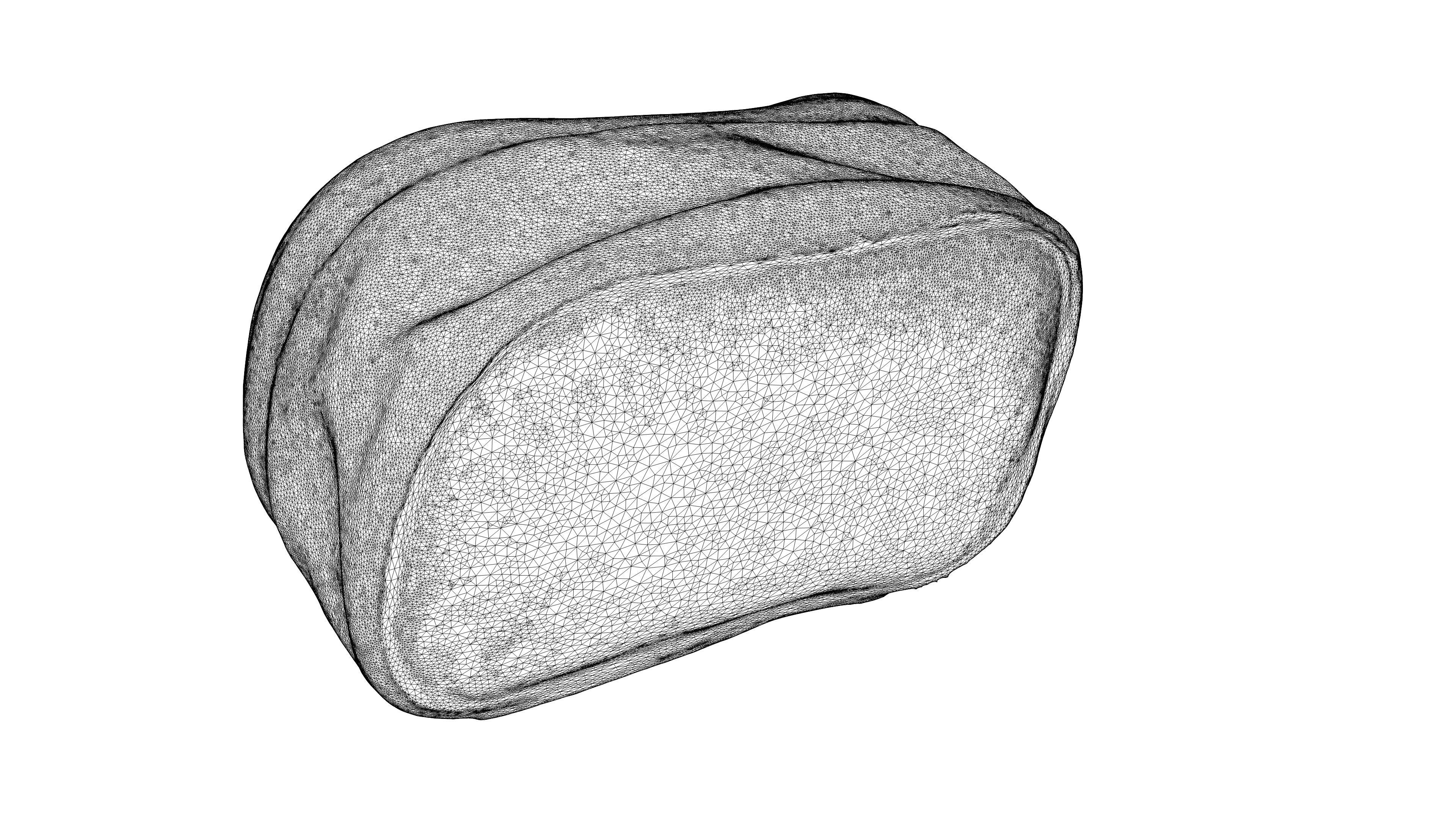 Scanned red first aid kit Low-poly 3D model_21