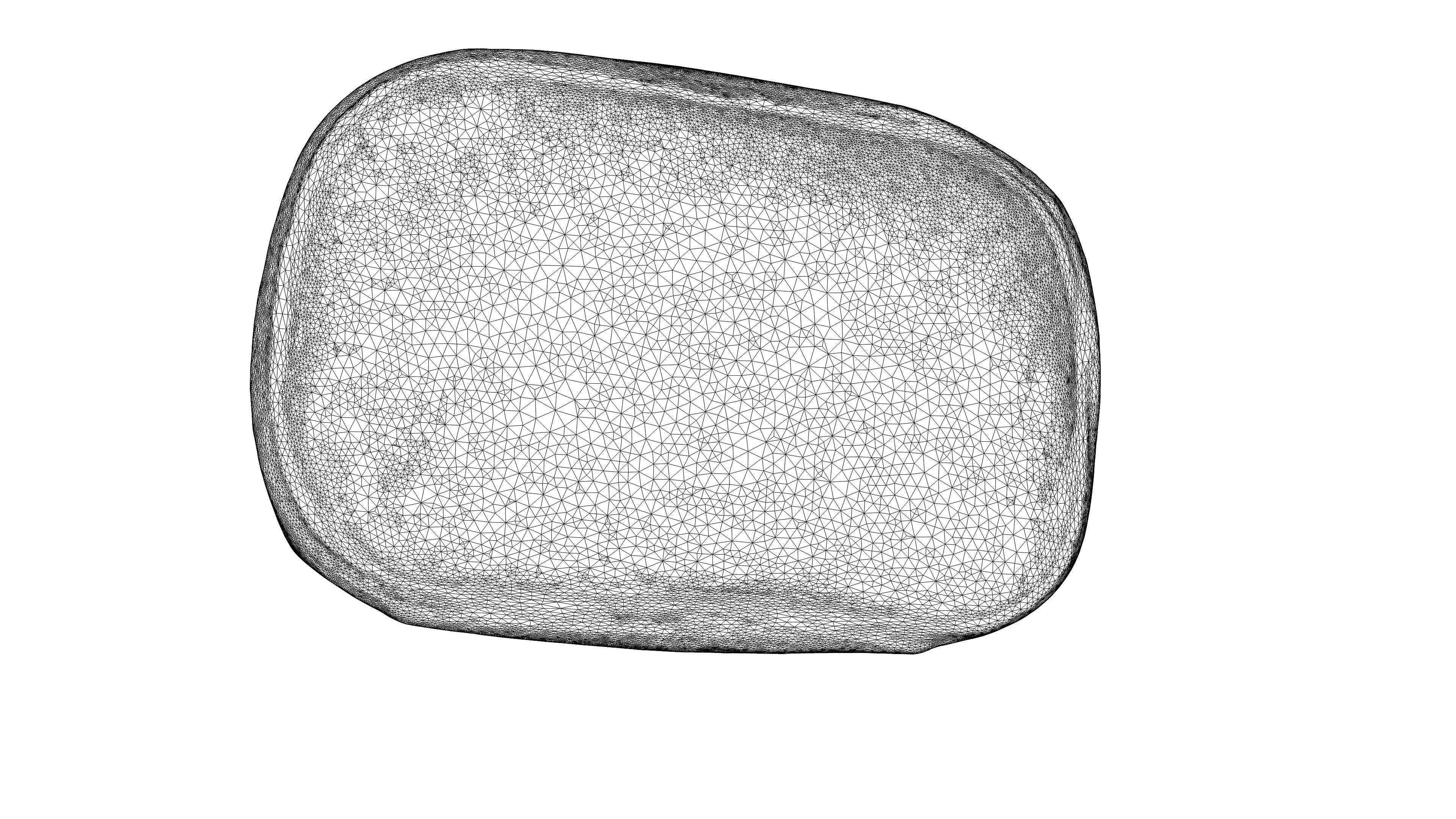 Scanned red first aid kit Low-poly 3D model_19