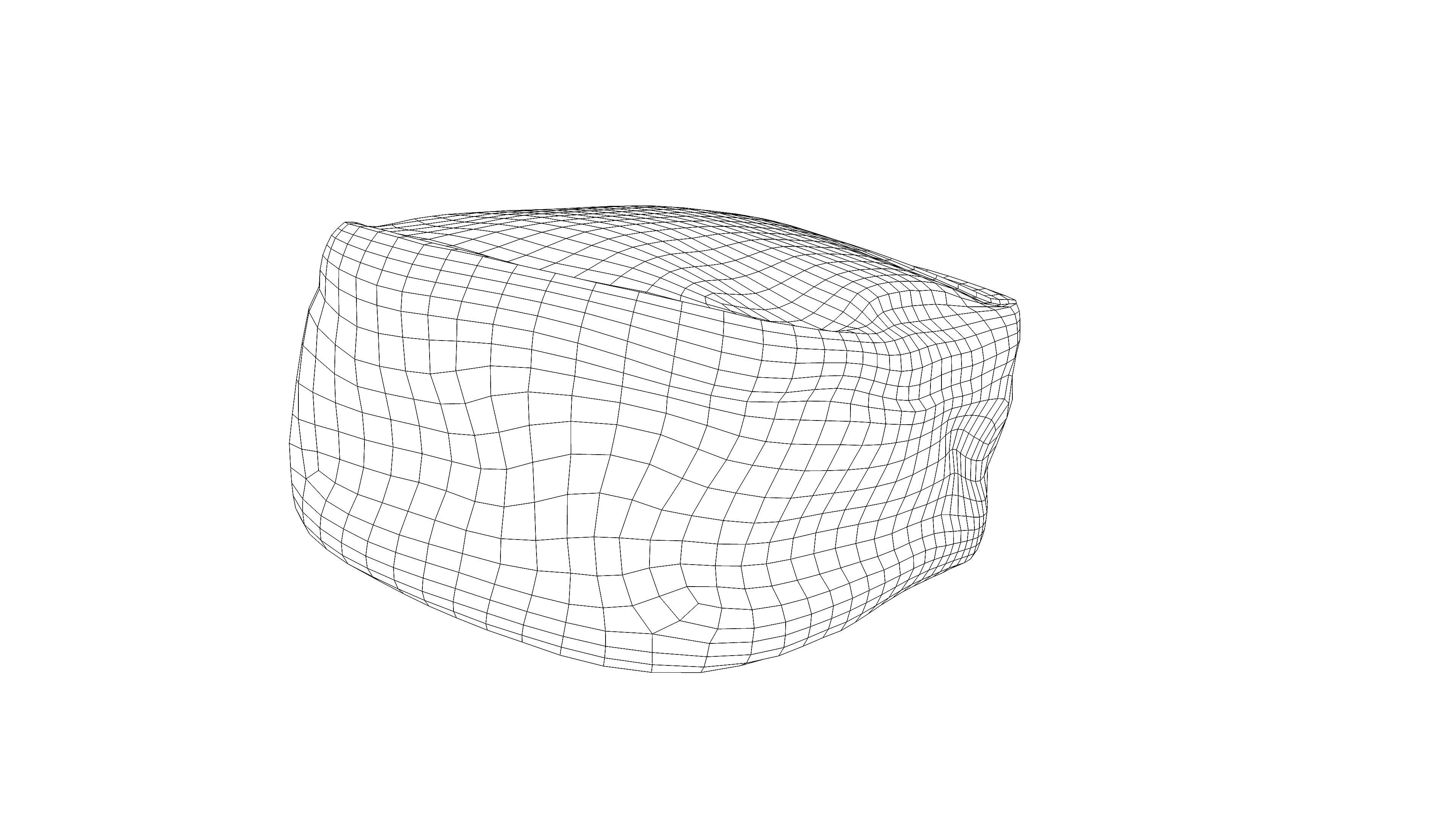 Scanned red first aid kit Low-poly 3D model_17