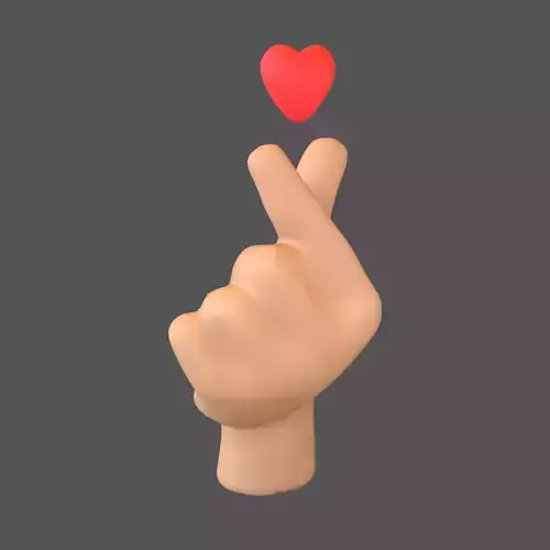 Hands Showing Heart Icon V2 003