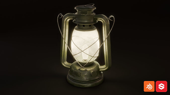 3D Lantern Ready Pbr Low-poly 3D model