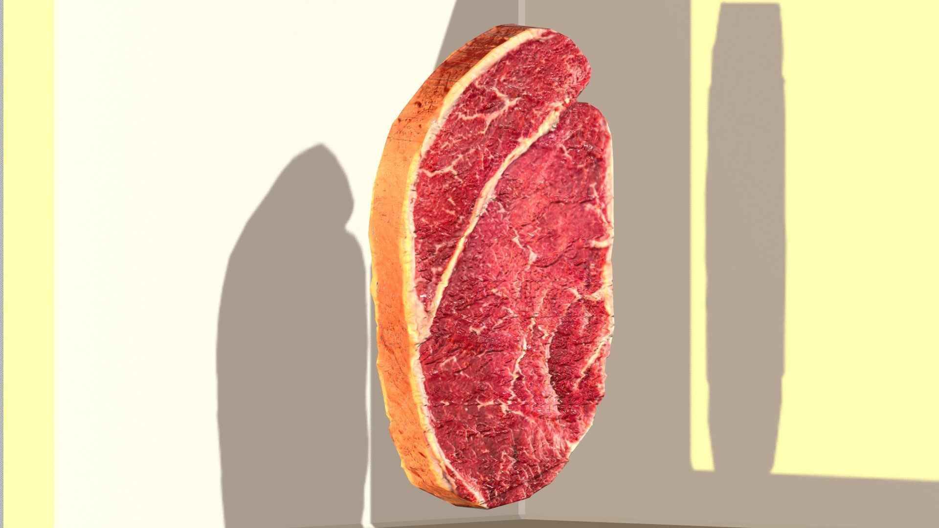 Steak beef juicy realistic Low-poly 3D model_4