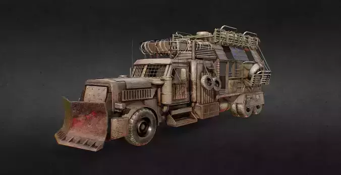 Post apocalypse Truck PBR