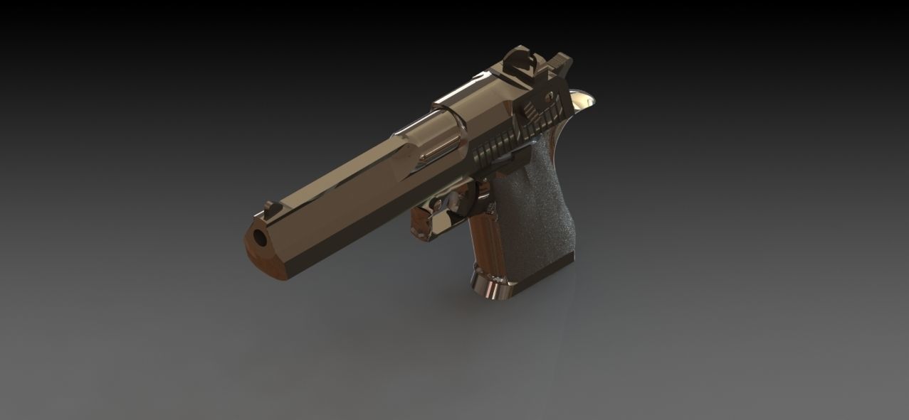M1911 A1  45 Caliber Automatic Pistol 3D model_9