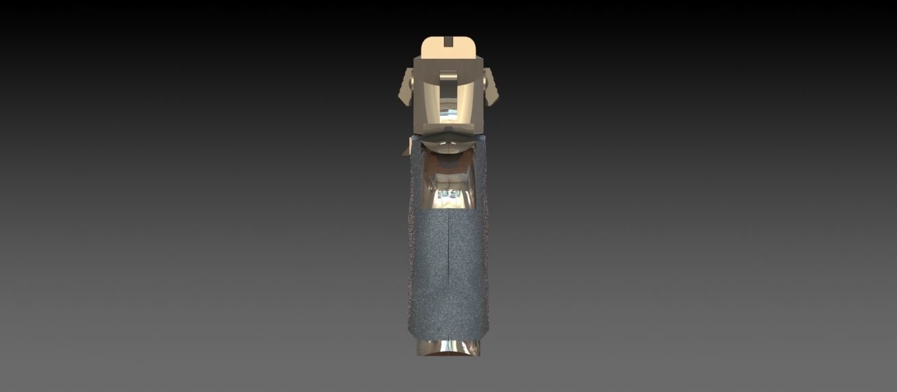 M1911 A1  45 Caliber Automatic Pistol 3D model_6
