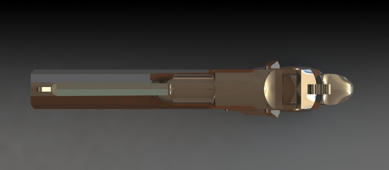 M1911 A1  45 Caliber Automatic Pistol 3D model_8