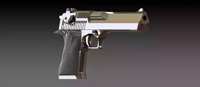 M1911 A1  45 Caliber Automatic Pistol 3D model