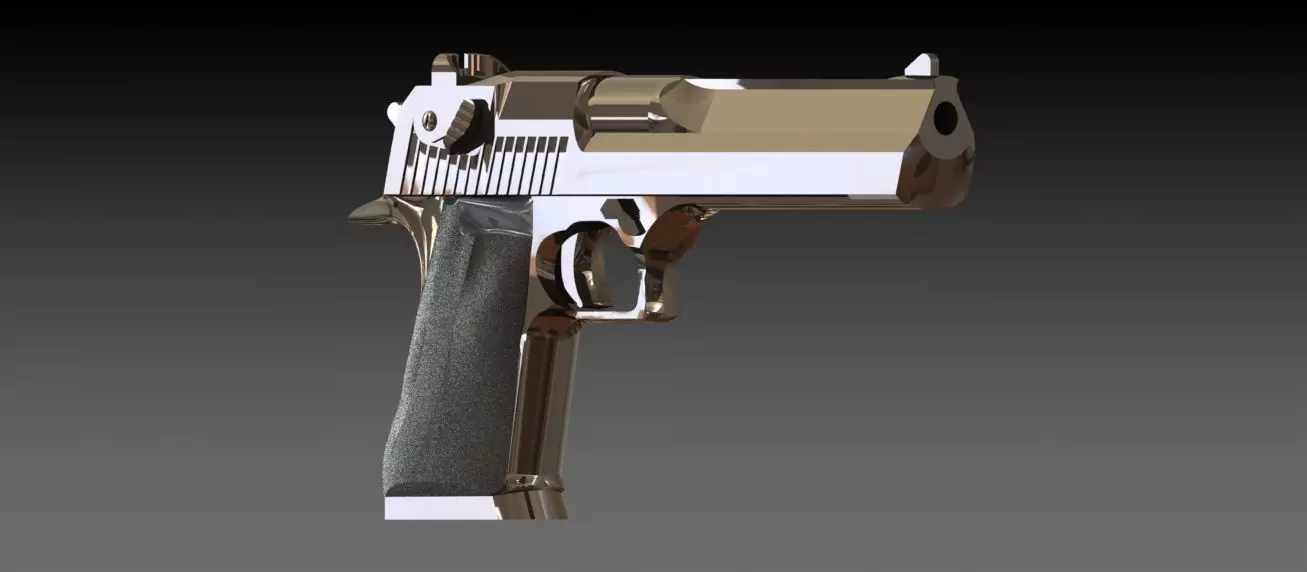 M1911 A1  45 Caliber Automatic Pistol 3D model_0