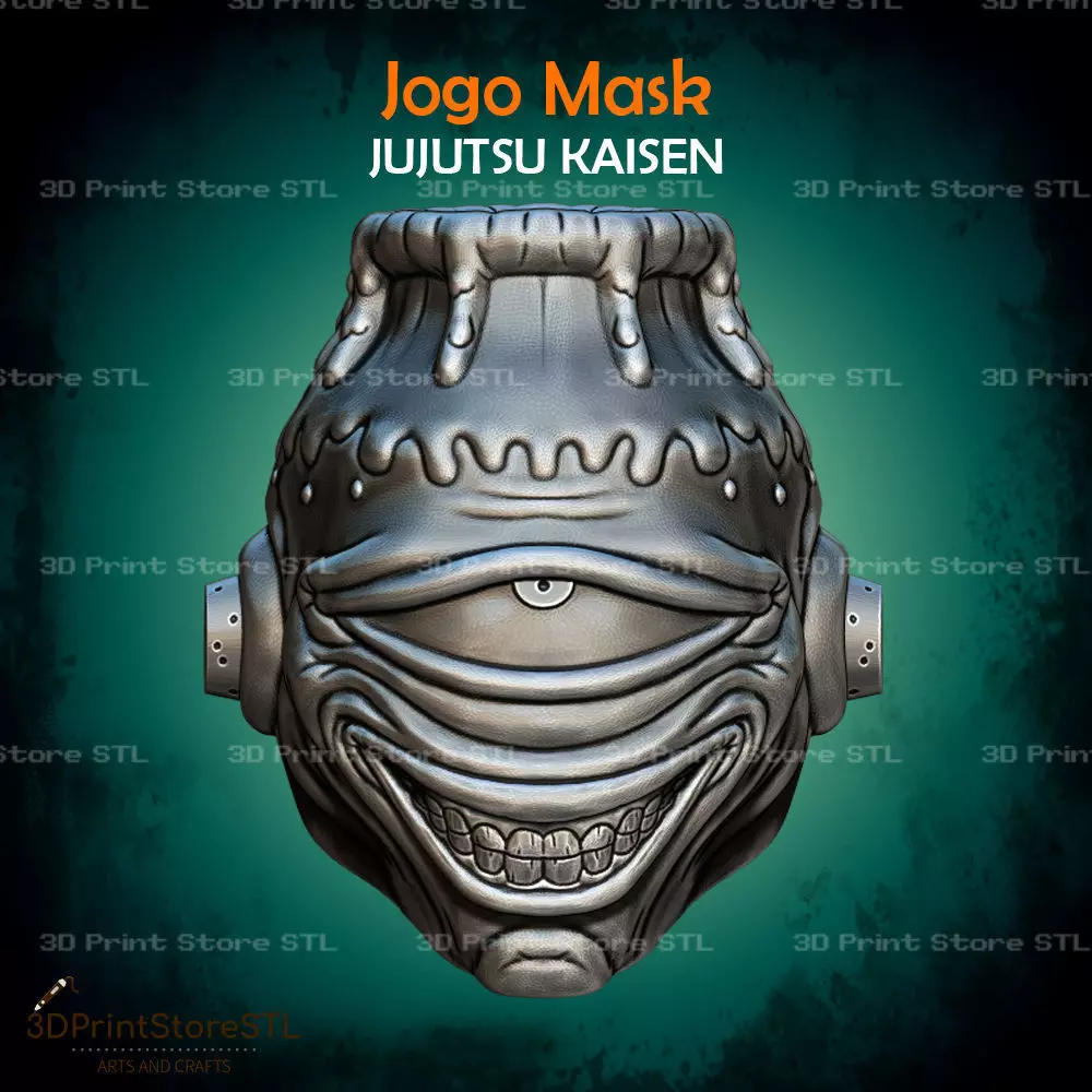 Jogo Mask Cosplay Jujutsu Kaisen - STL File 3D print model