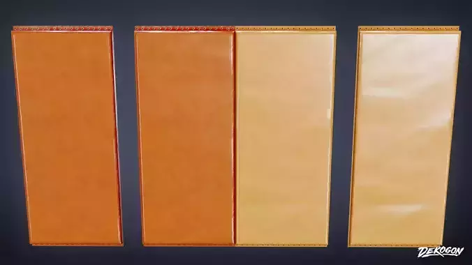 HIGH SCHOOL GYM - Wall Padding 01 - LOW POLY