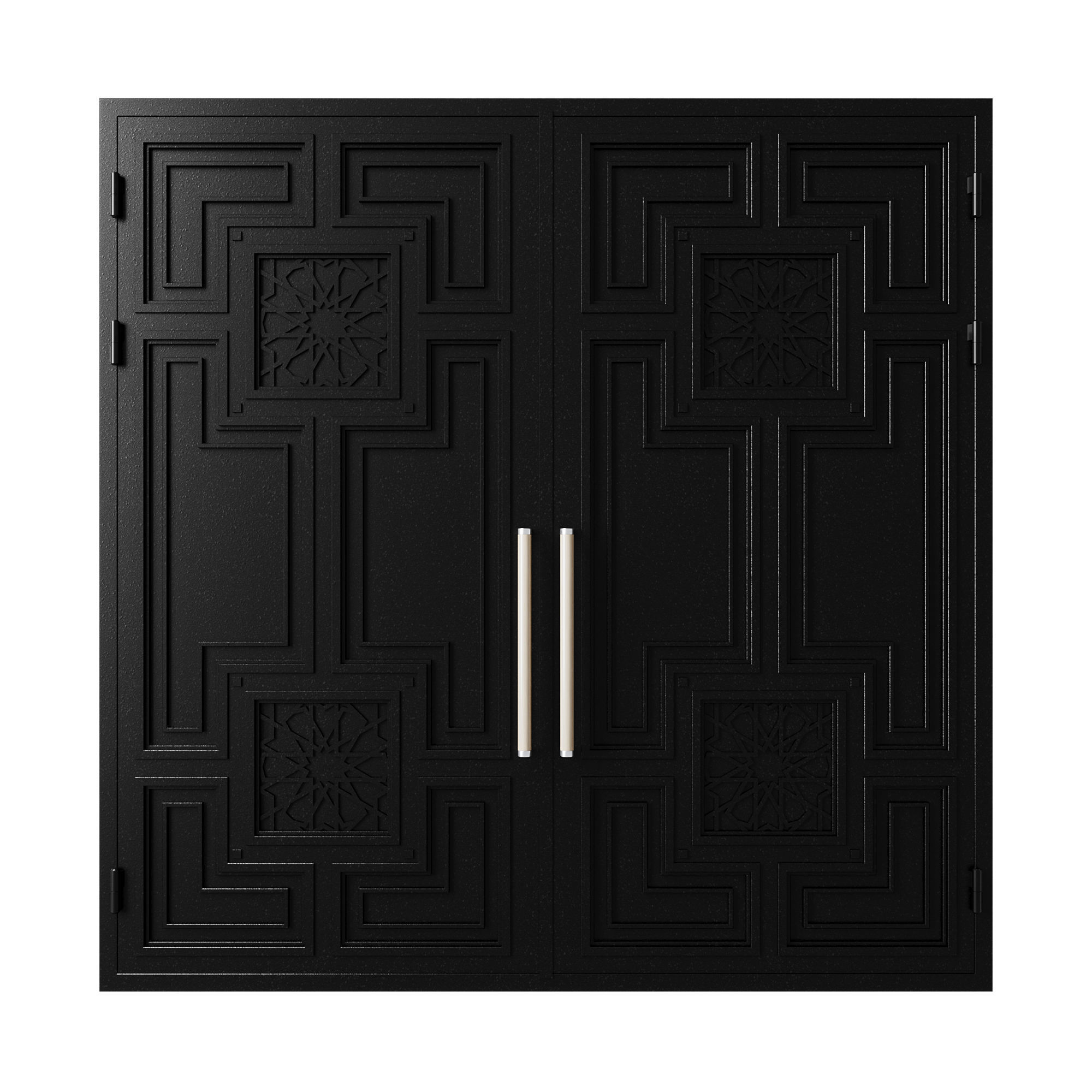 Gate black loft 018 3D model_2
