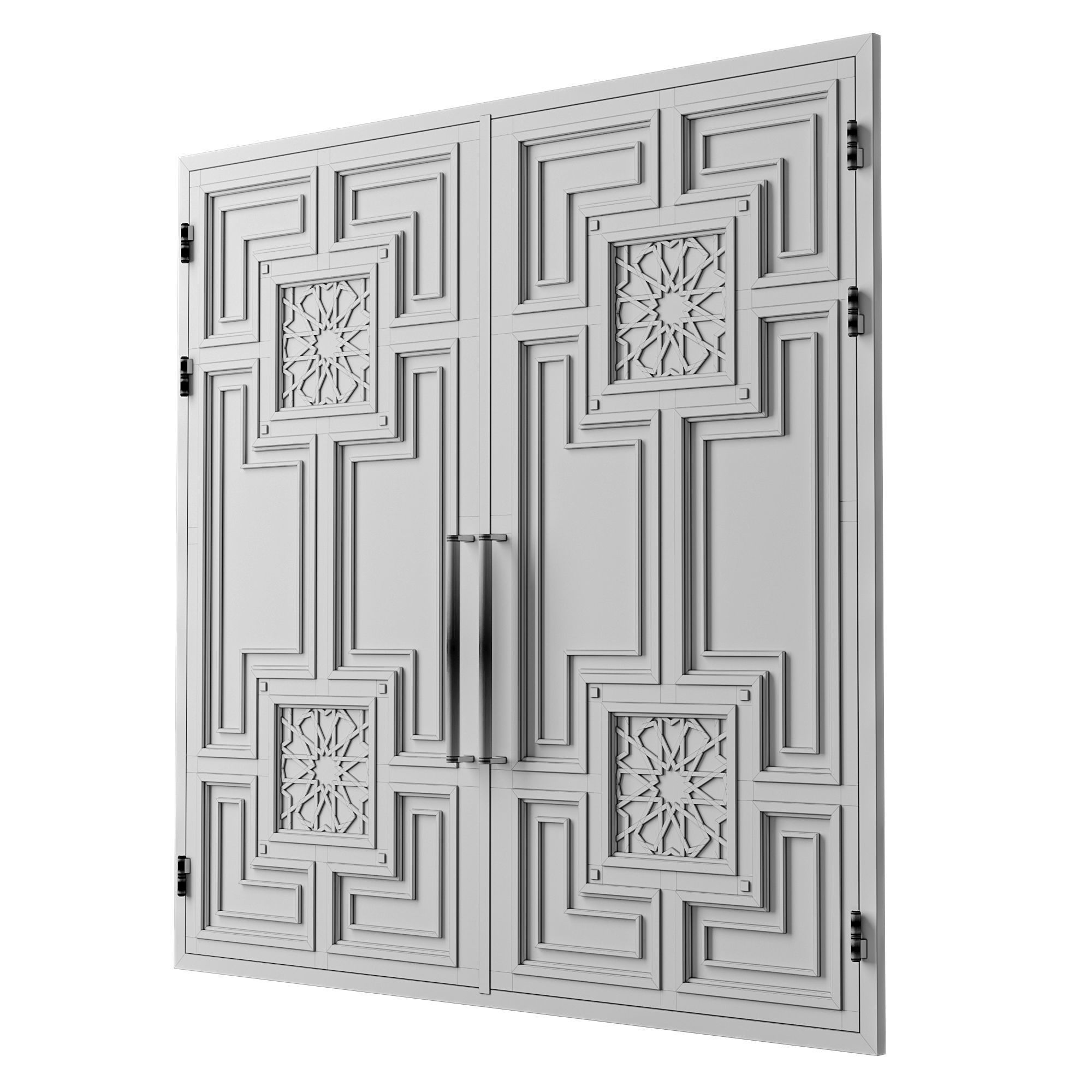 Gate black loft 018 3D model_3