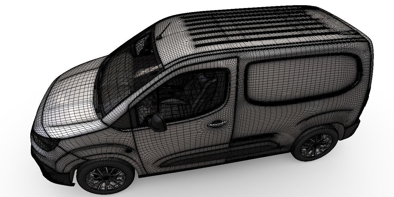 Fiat Doblo Van 2024 3D model_11