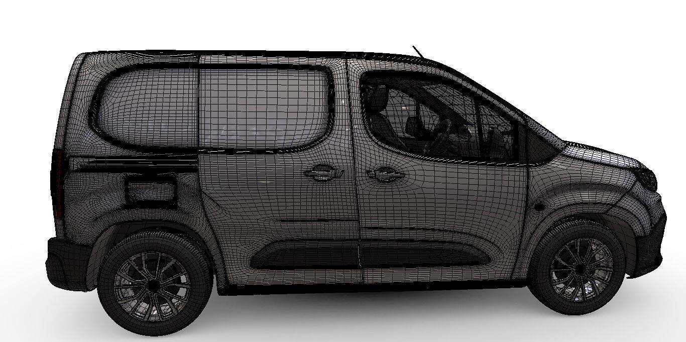 Fiat Doblo Van 2024 3D model_10