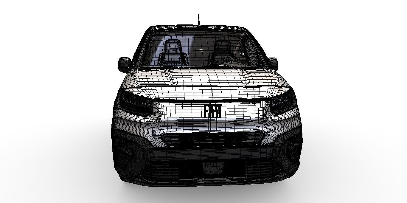 Fiat Doblo Van 2024 3D model_12