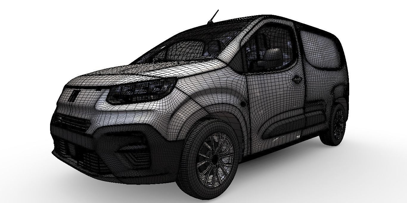 Fiat Doblo Van 2024 3D model_9