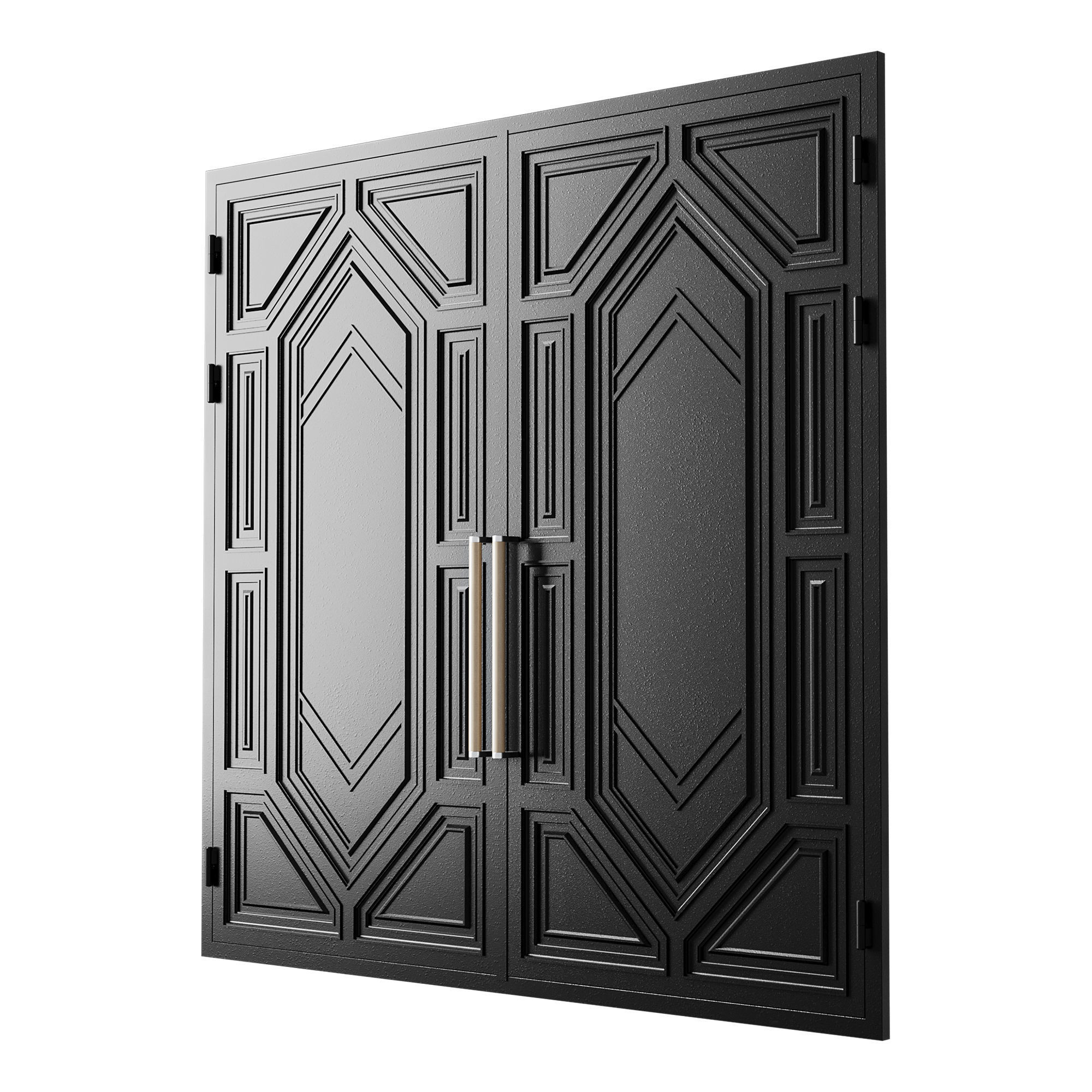 Gate black loft 016 3D model_1