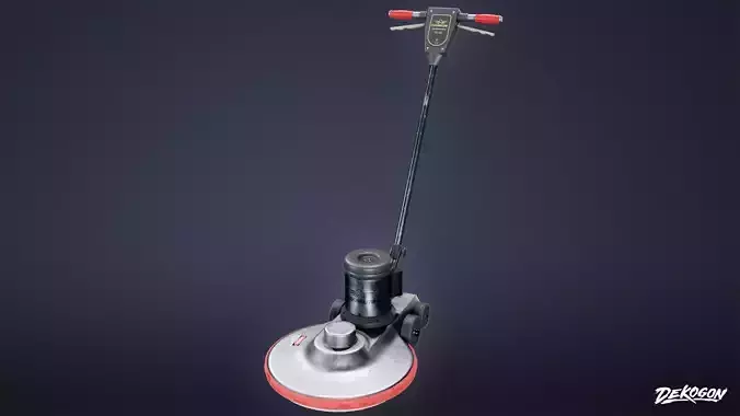 HIGH SCHOOL GYM - Waxer 01 - LOW POLY