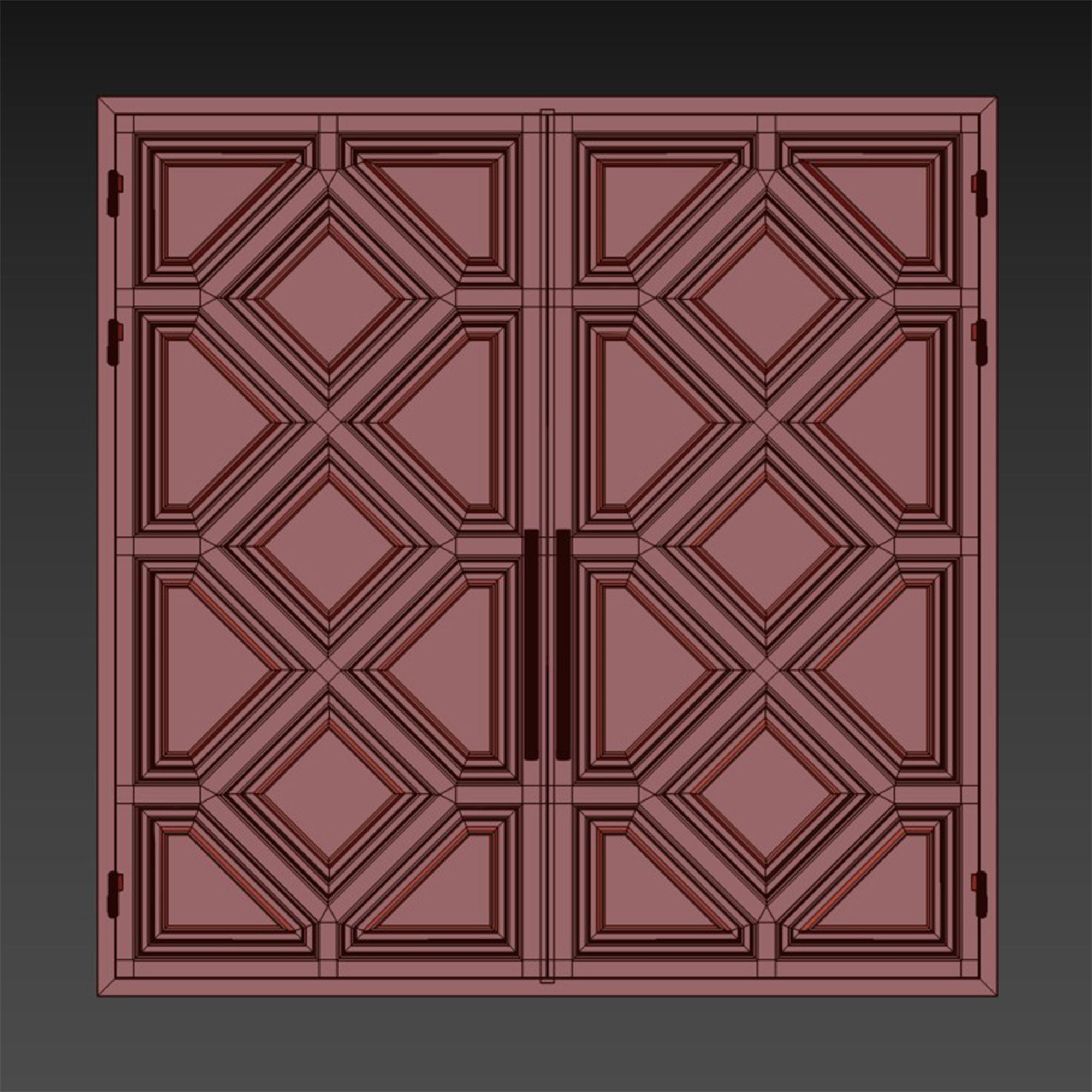 Gate black loft 09 3D model_5