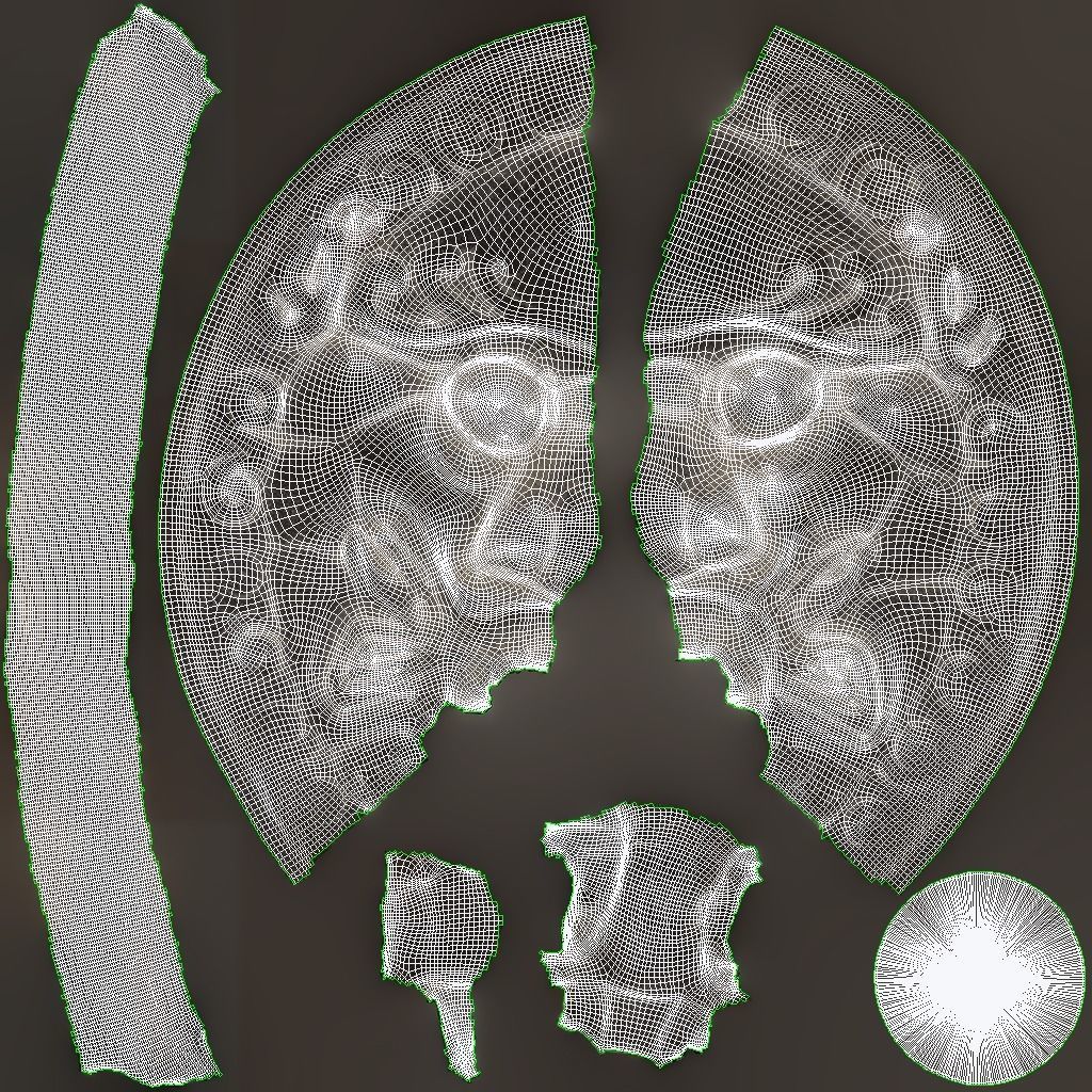 Chinese animal head door knocker PBR 3D model_11