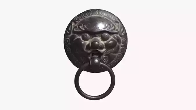 Chinese animal head door knocker PBR