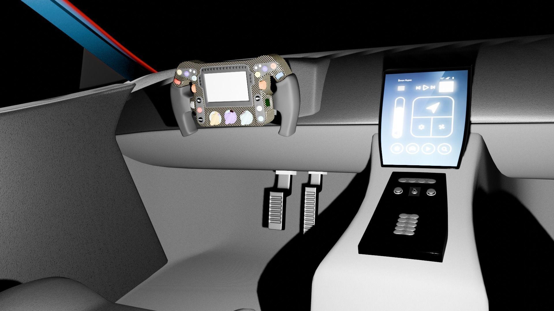 McLaren 570S 3d model Low-poly 3D model_8