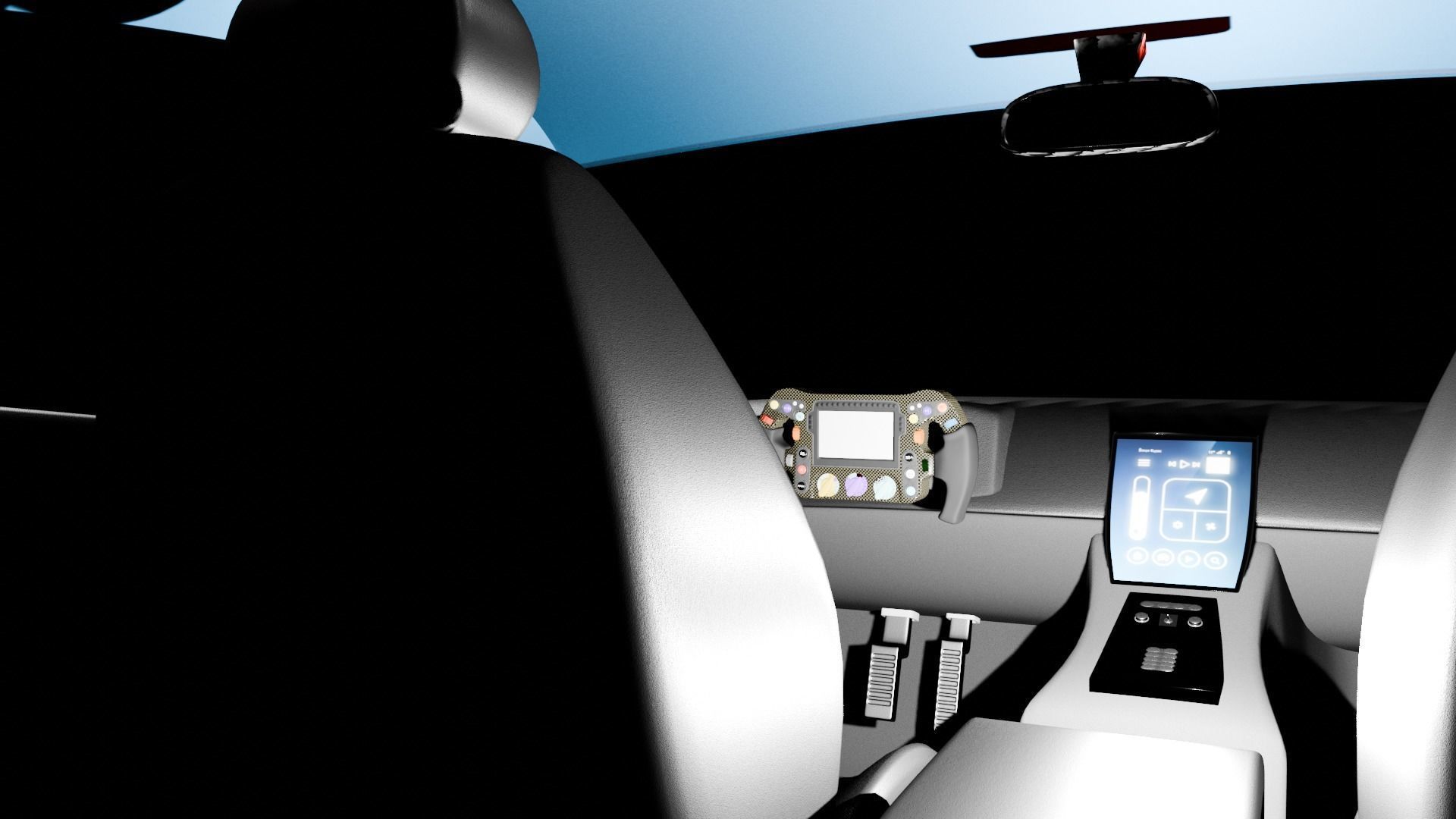 McLaren 570S 3d model Low-poly 3D model_2