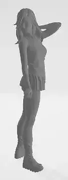 Girl In A Mini Skirt