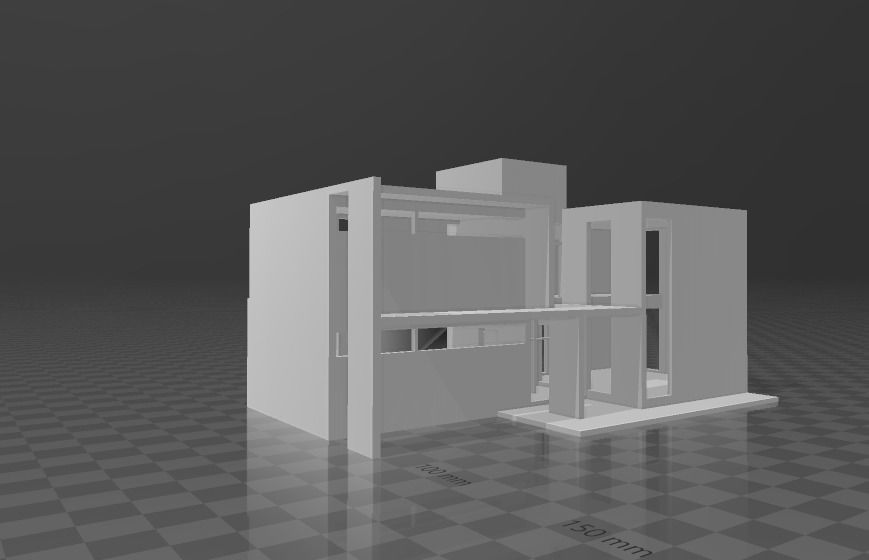 GP House 3D print model_3