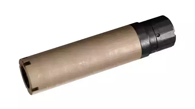 SIG SAUER XM7 MCX SPEAR SUPPRESSOR Low-poly 3D model