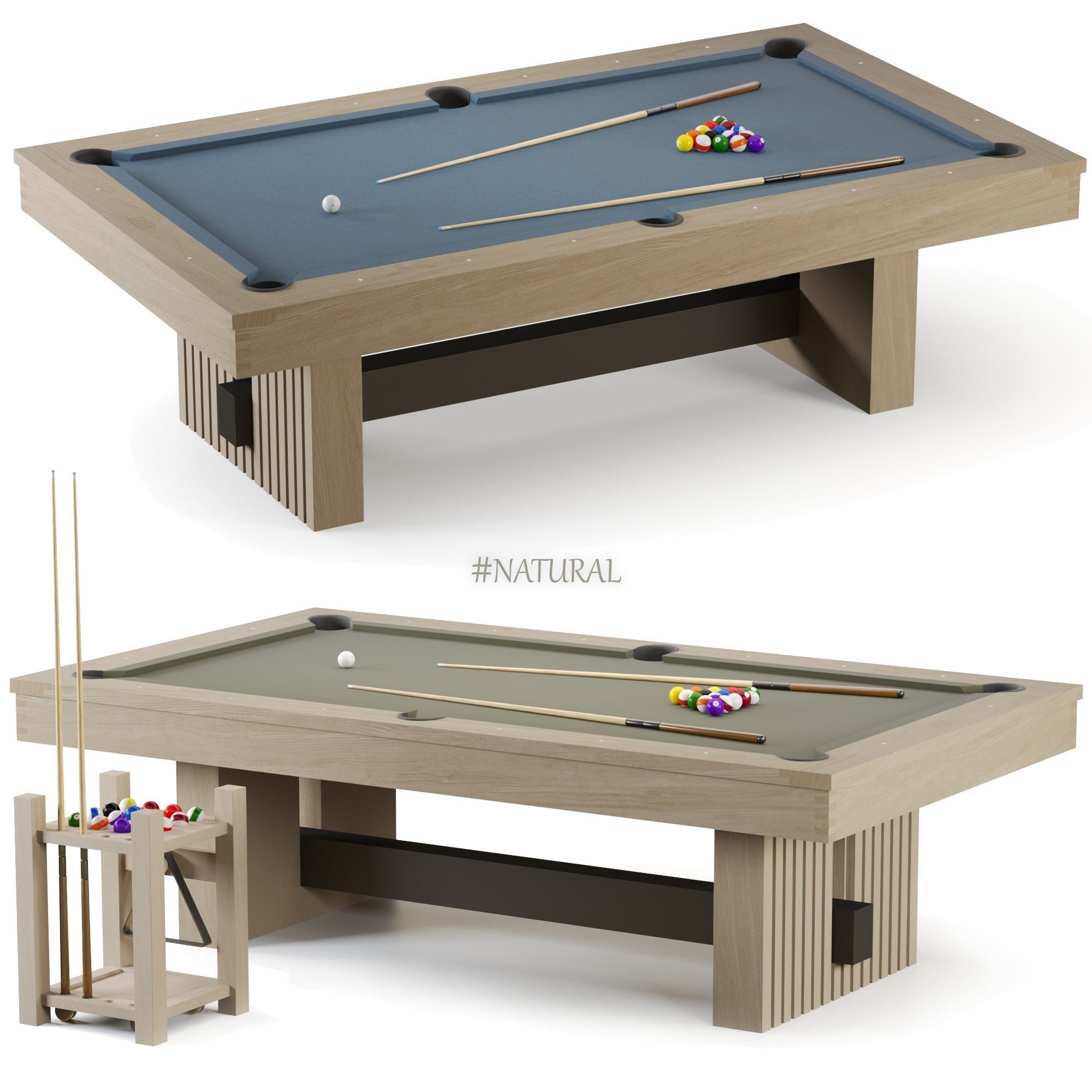 PBR Vancouver Pool Table 3D model_4