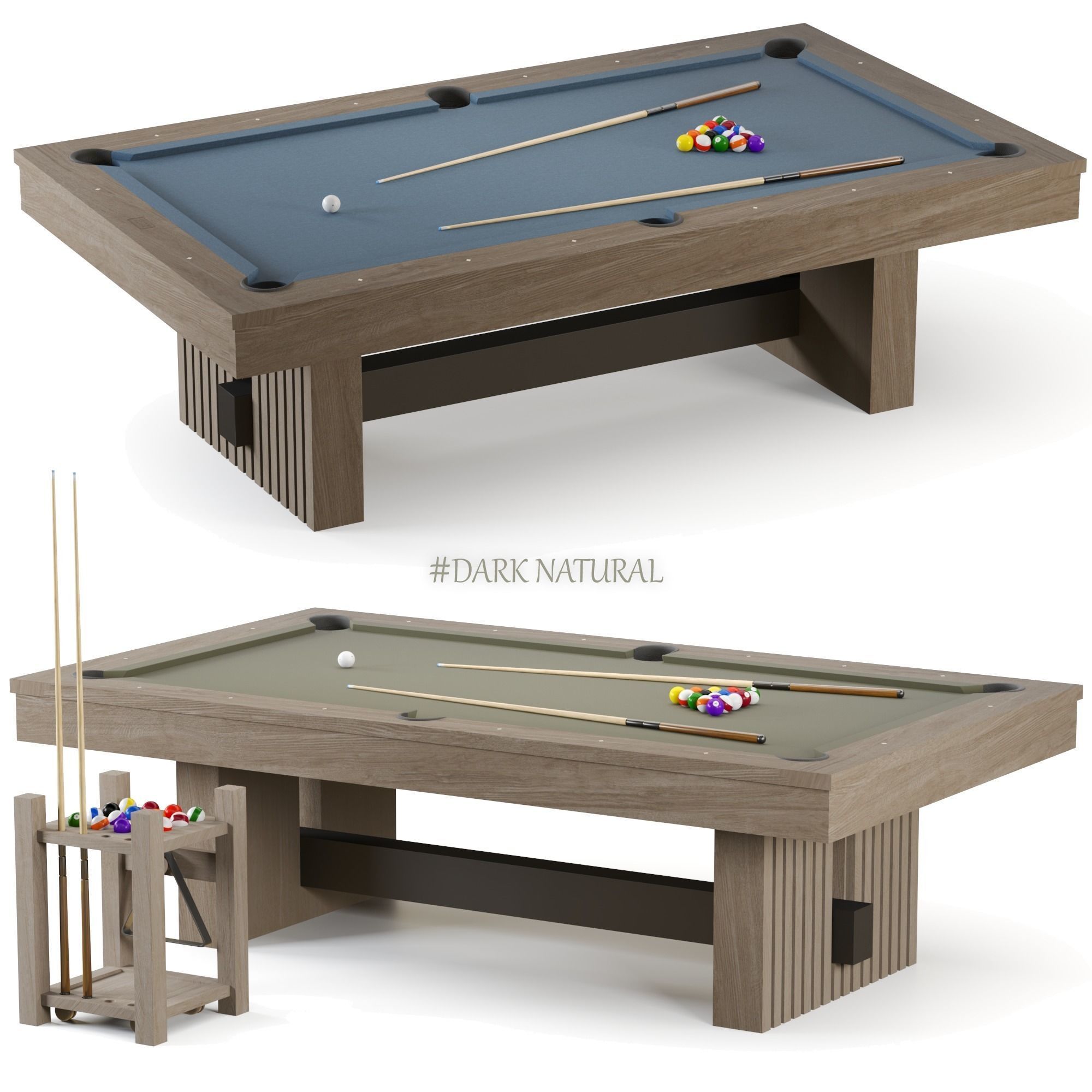 PBR Vancouver Pool Table 3D model_5