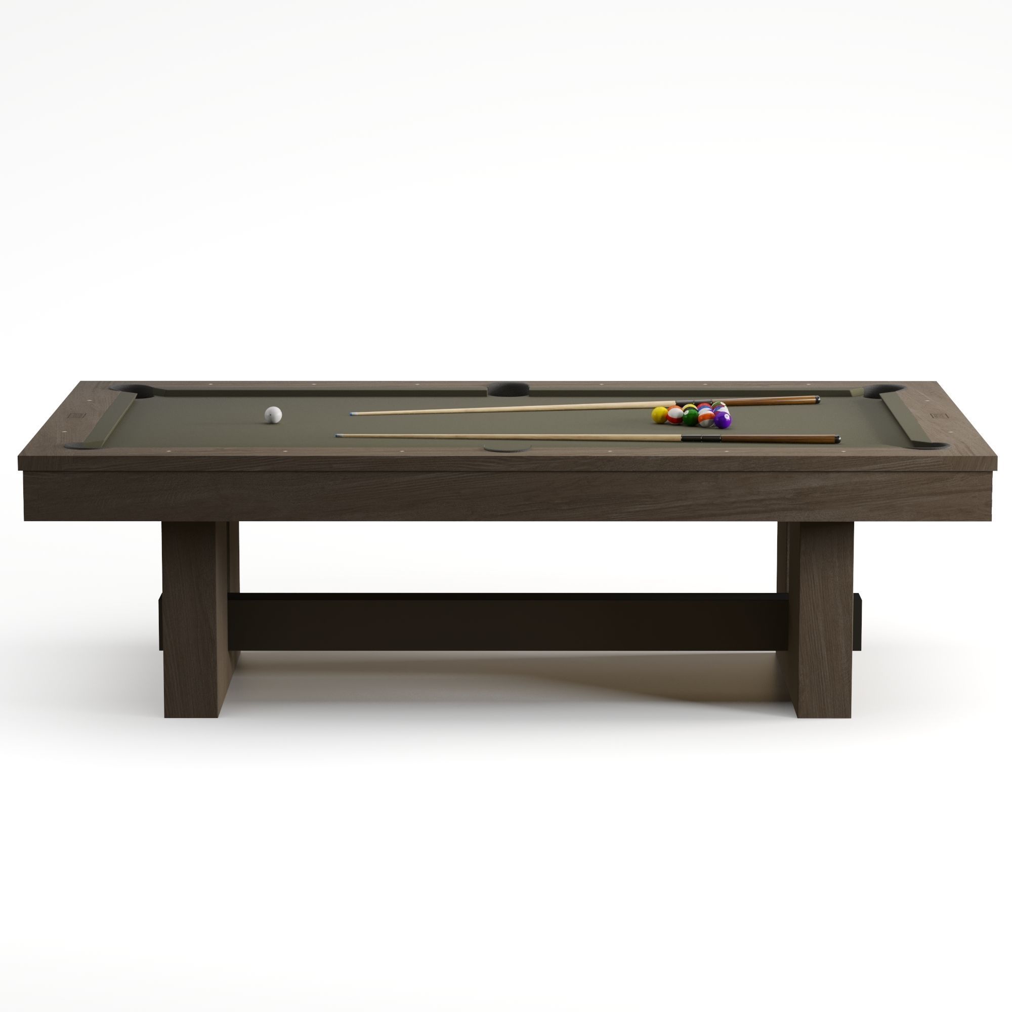 PBR Vancouver Pool Table 3D model_10