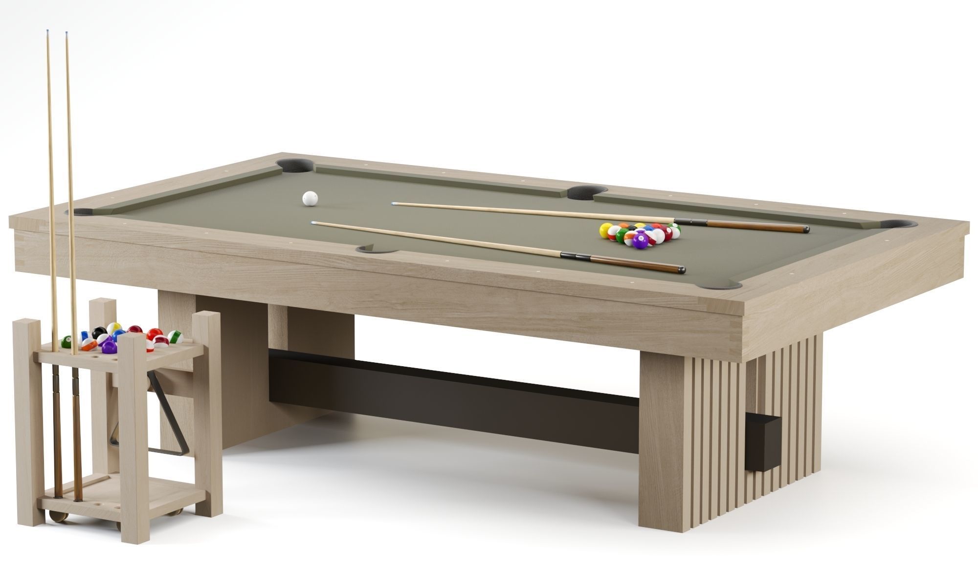 PBR Vancouver Pool Table 3D model_8
