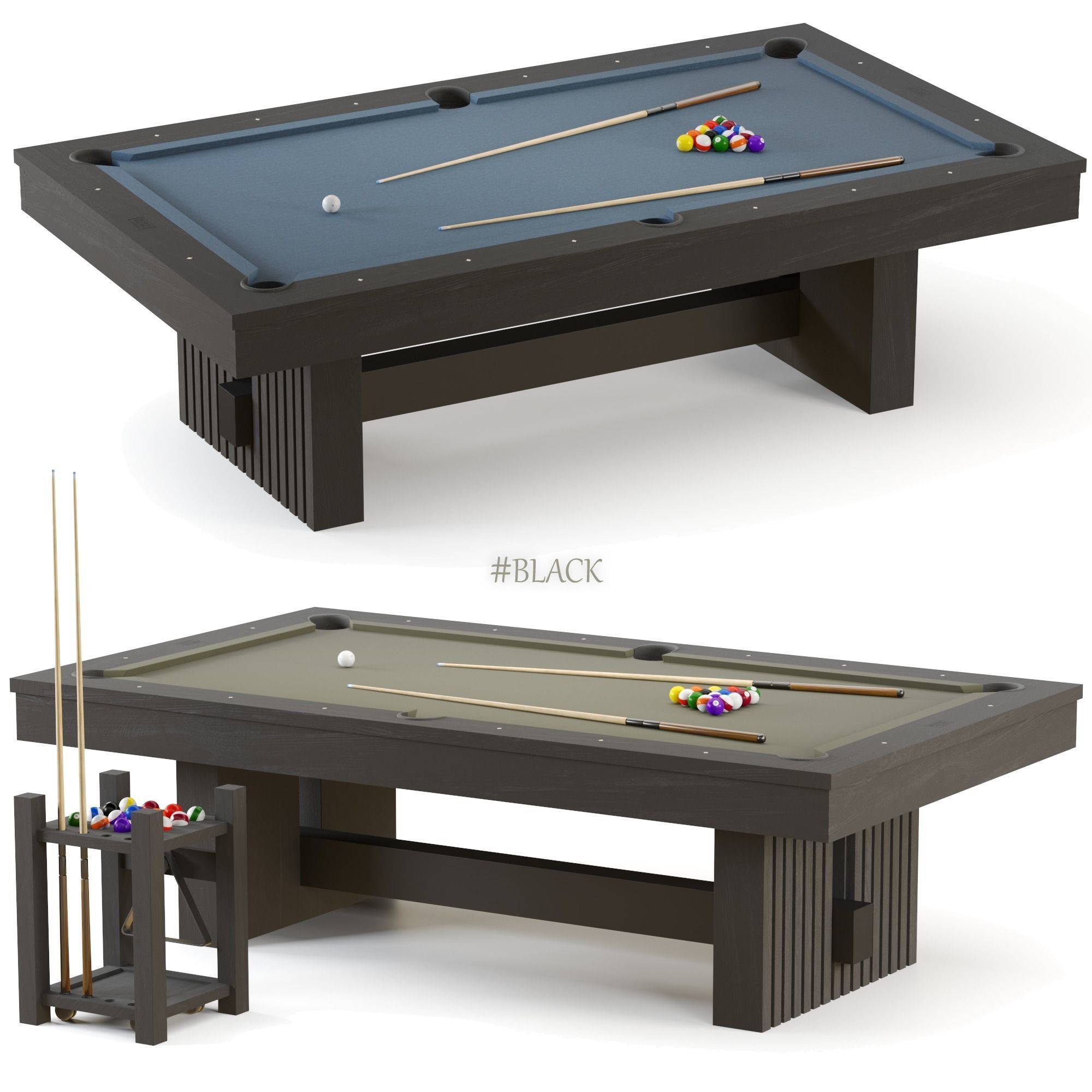 PBR Vancouver Pool Table 3D model_3