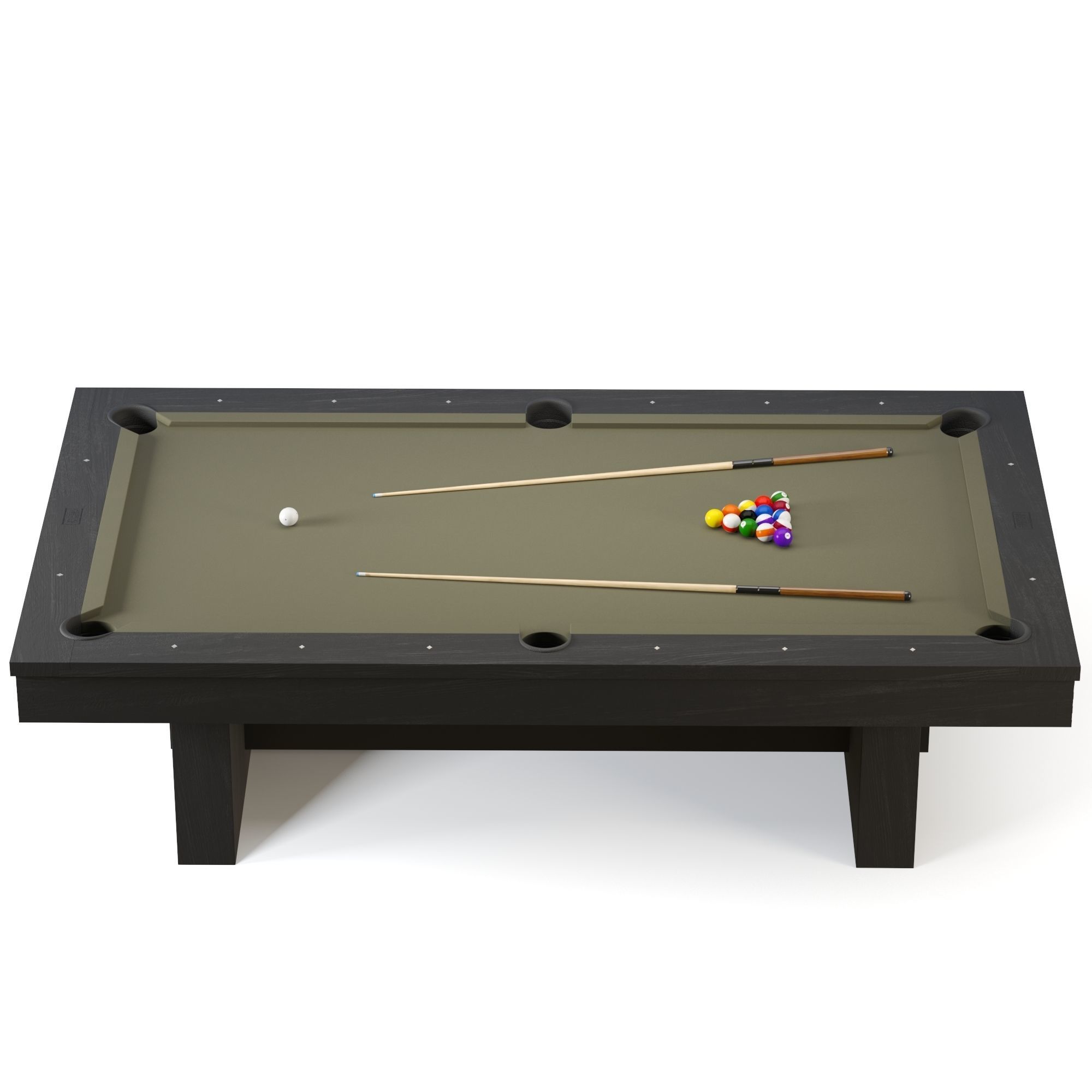 PBR Vancouver Pool Table 3D model_7