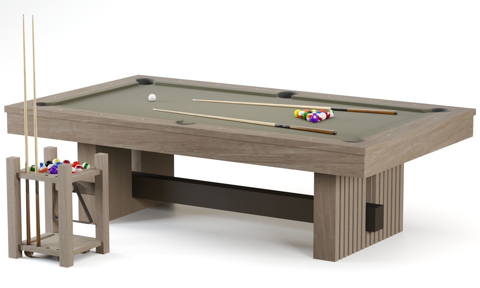 PBR Vancouver Pool Table 3D model_11
