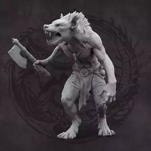 Gnoll 3D print model