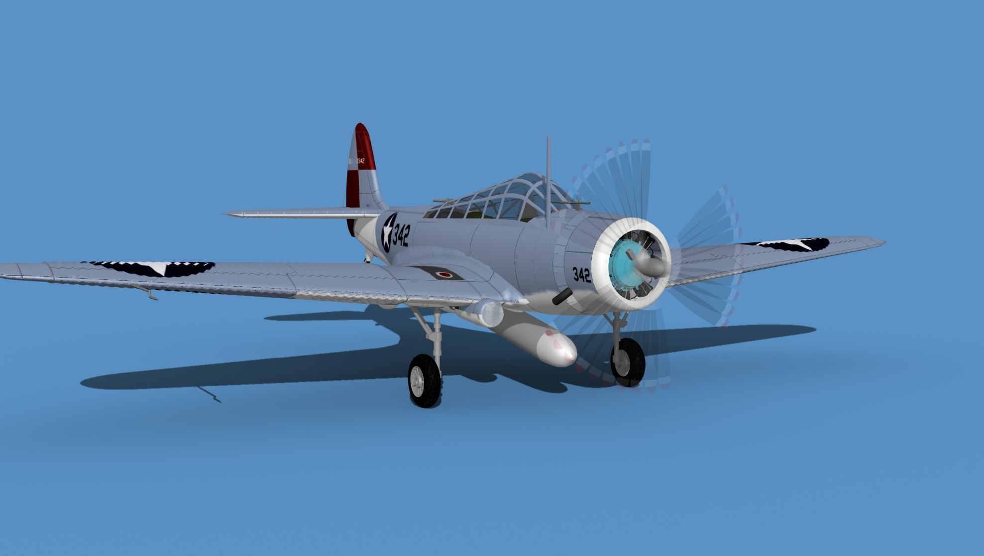 Douglas TBD-1 Devestator V14 3D model_2