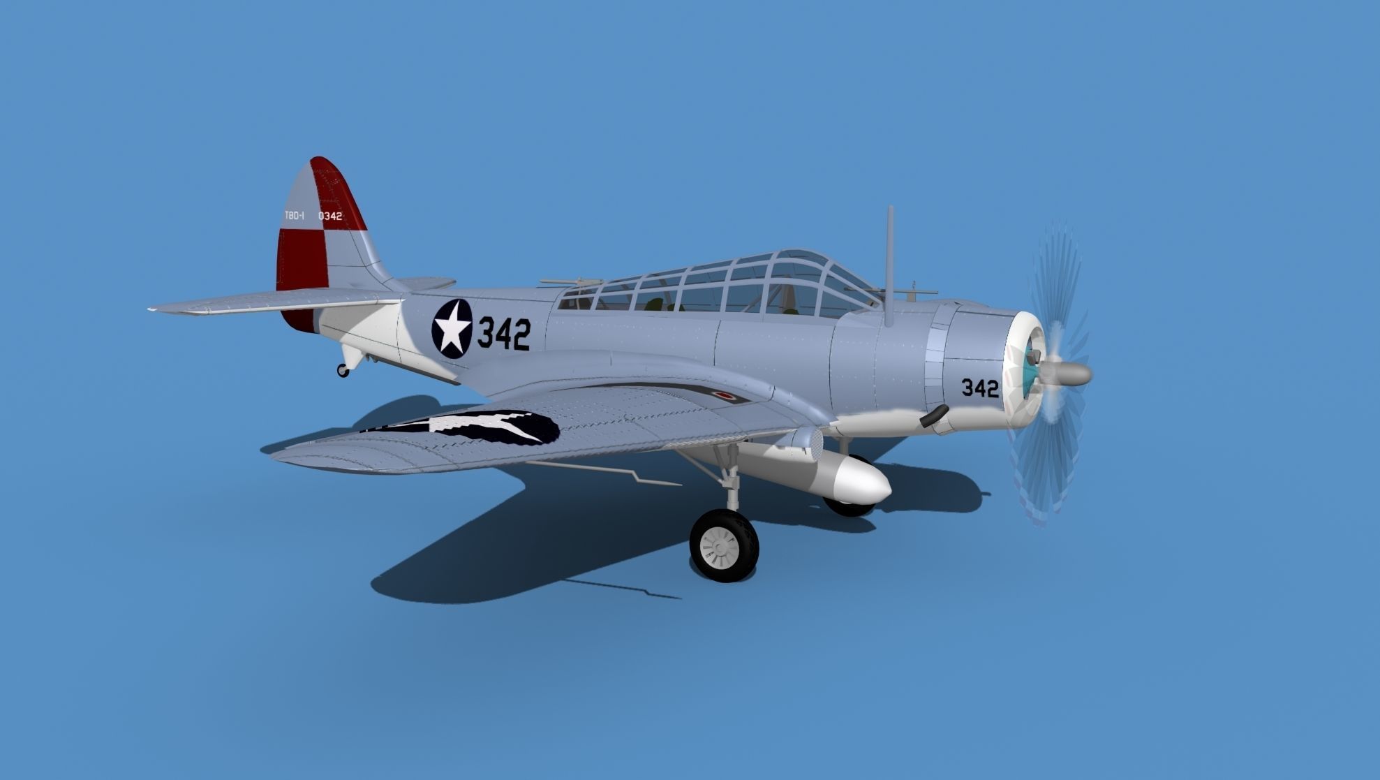 Douglas TBD-1 Devestator V14 3D model_3