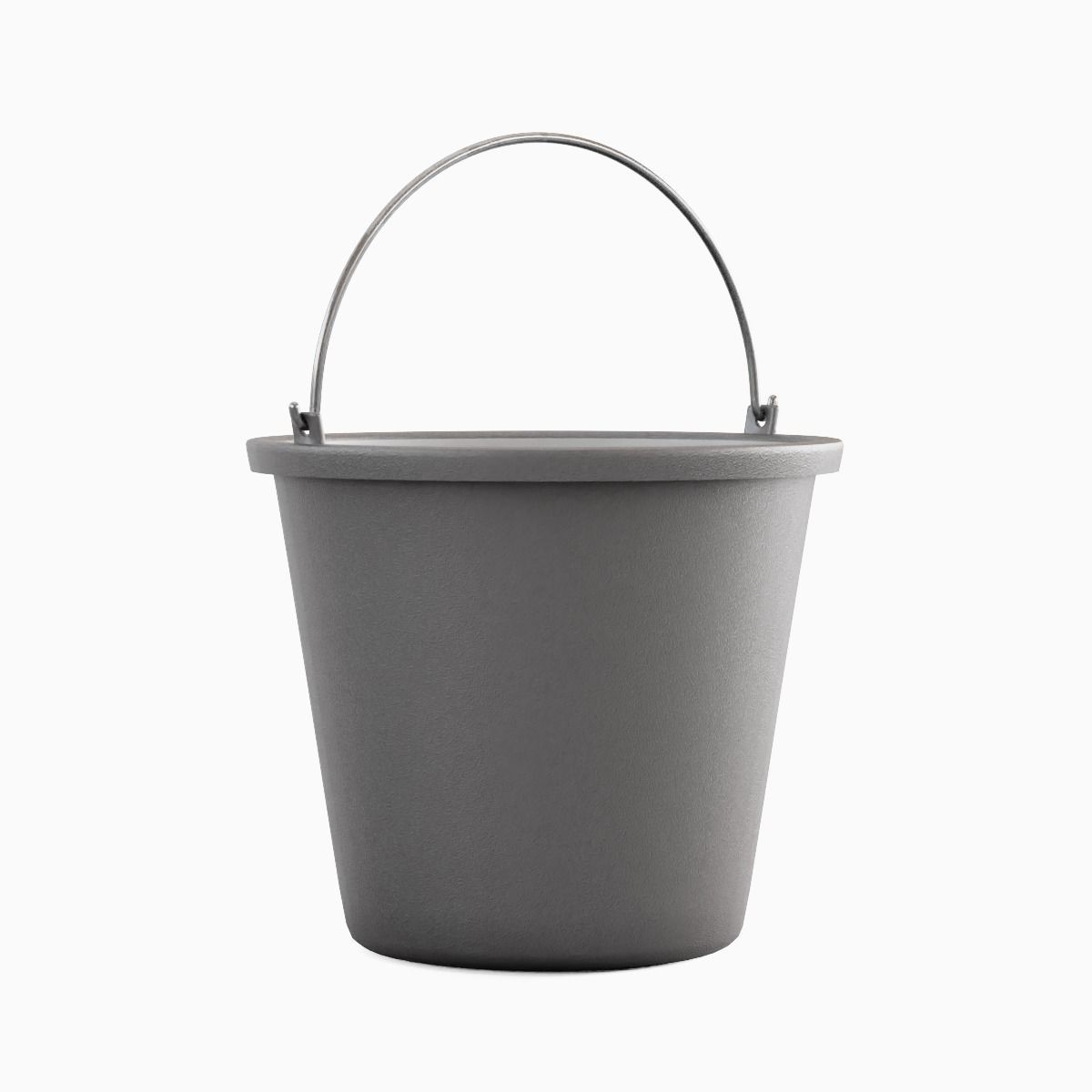 Industrial Plastic Bucket B 03 3D model_2
