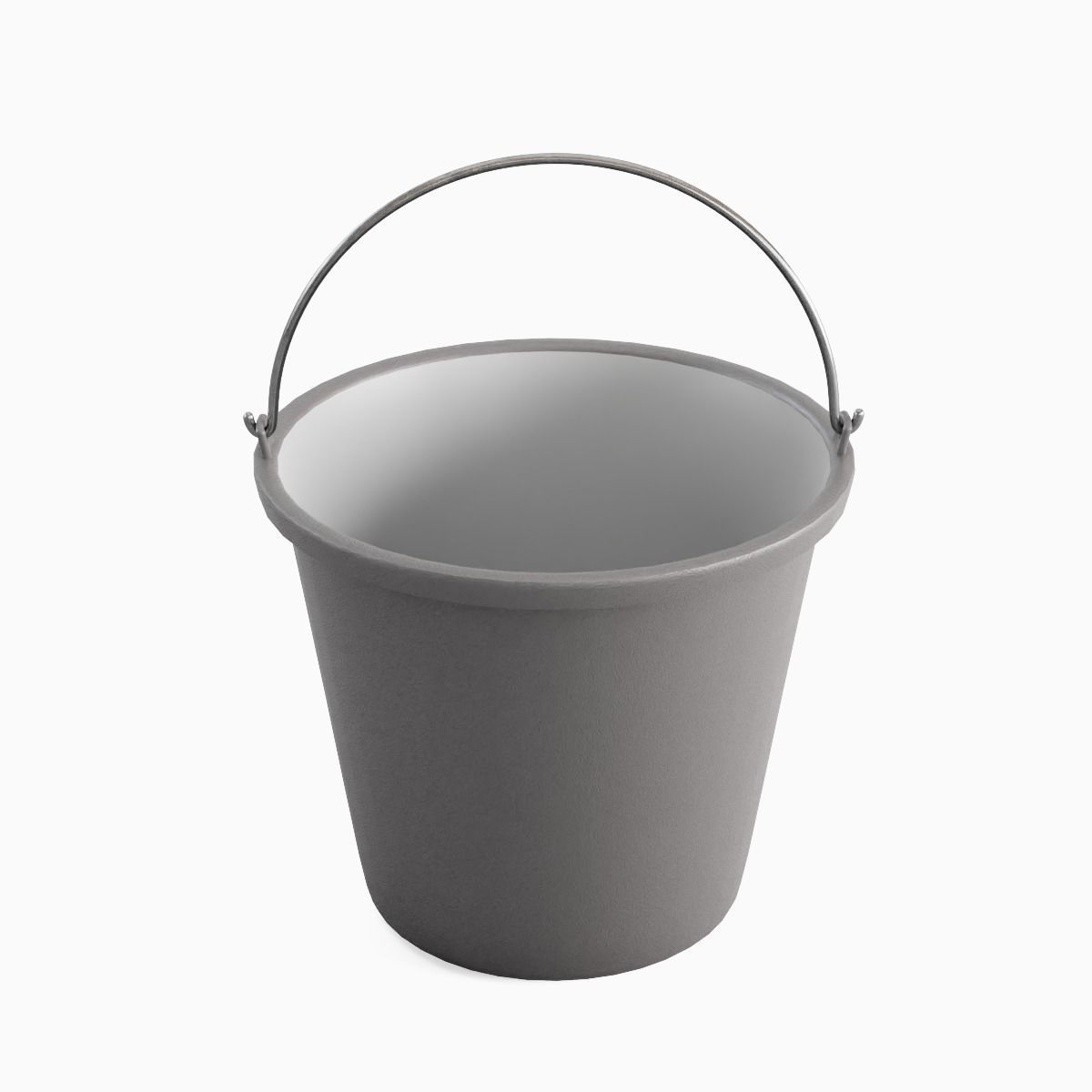 Industrial Plastic Bucket B 03 3D model_4