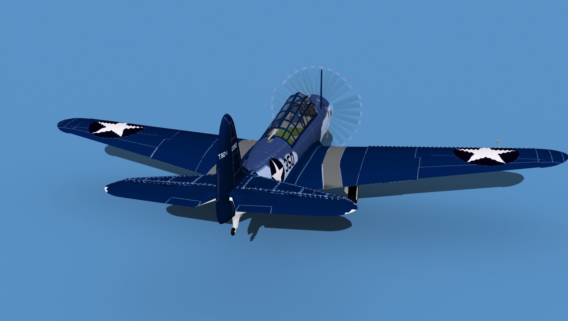 Douglas TBD-1 Devestator V16 3D model_6
