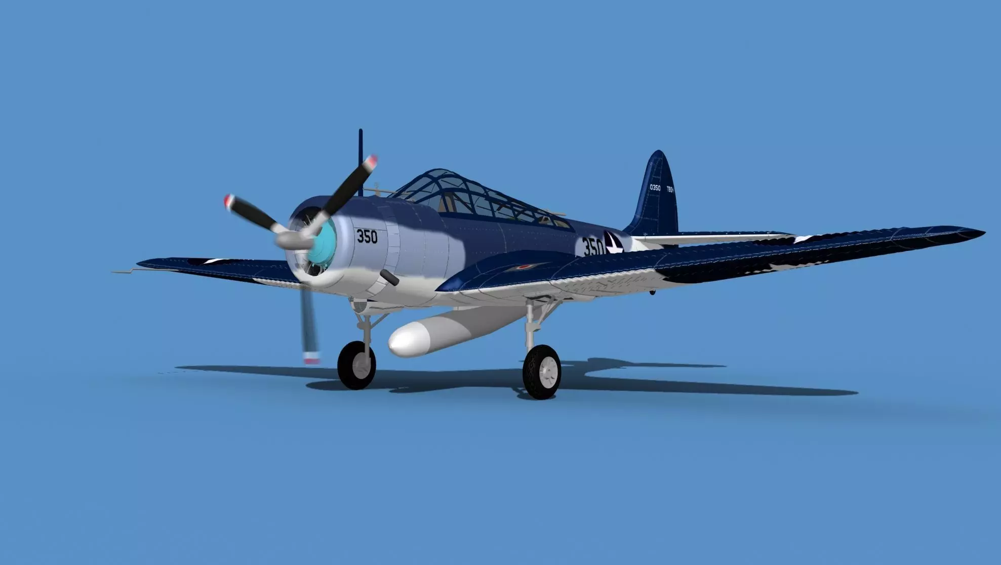 Douglas TBD-1 Devestator V16 3D model_0