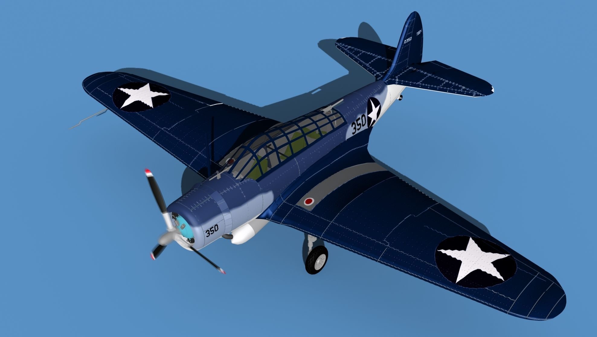 Douglas TBD-1 Devestator V16 3D model_10