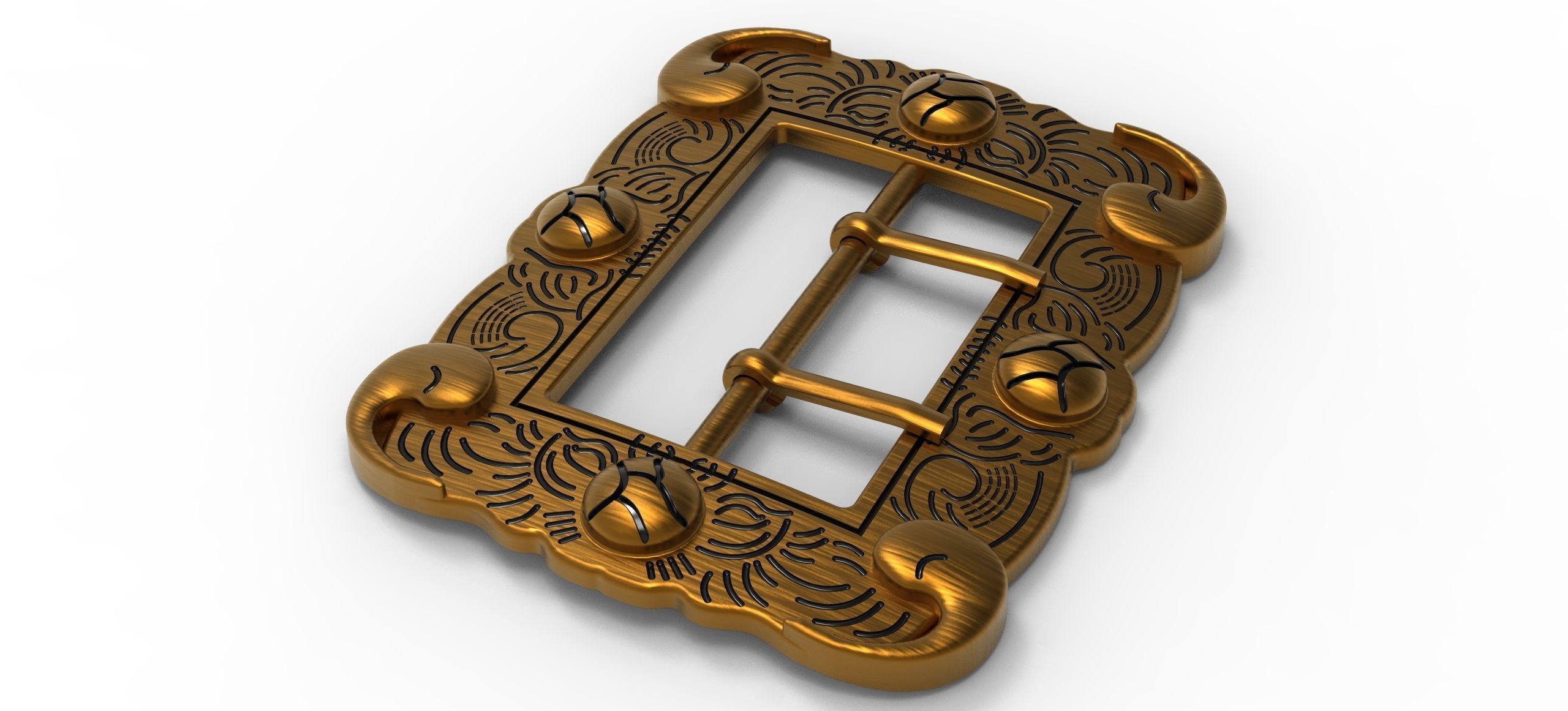 Buckle 3D model_2
