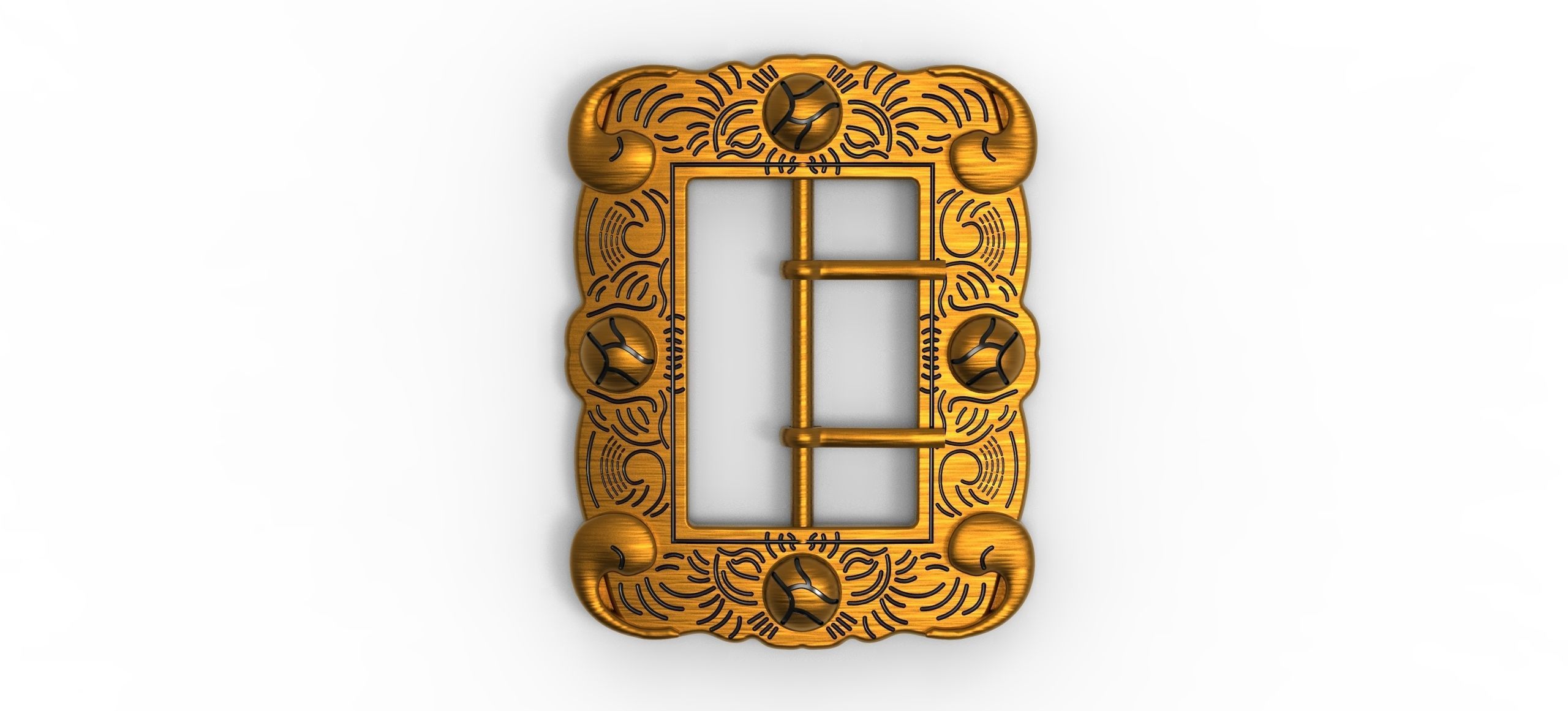 Buckle 3D model_4